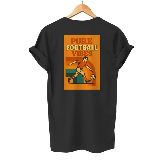 Pure Football Vibes Retro Poster Look - Unisex T-Shirt