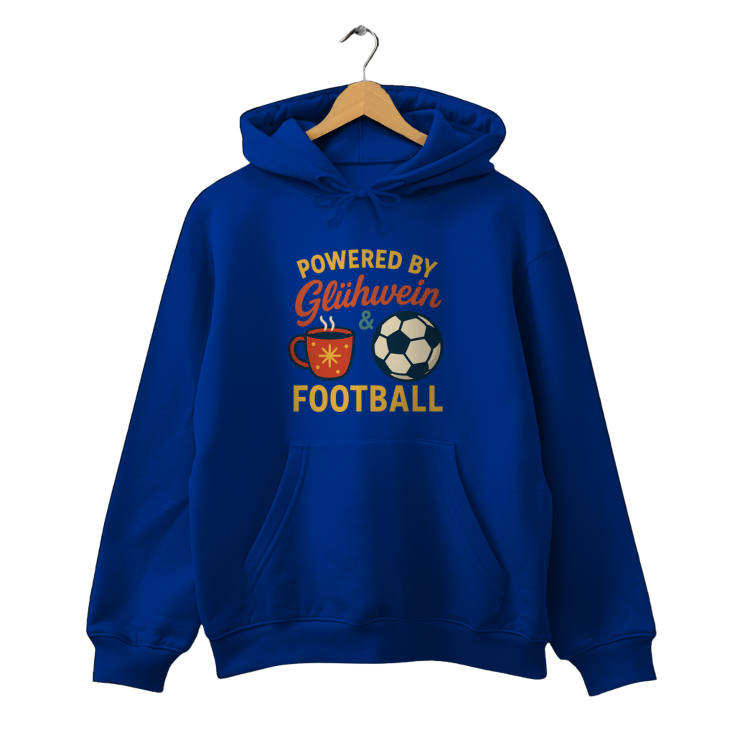 Powered by Glühwein & Football - Unisex Hoodie